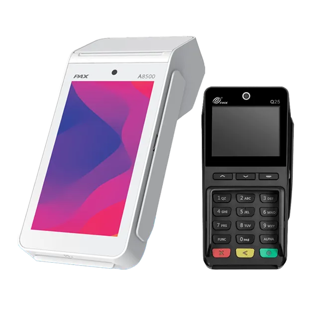 Pack TPE PAX A8500 - 4G - WiFi - Bluetooth + PIN Pad PAX Q25