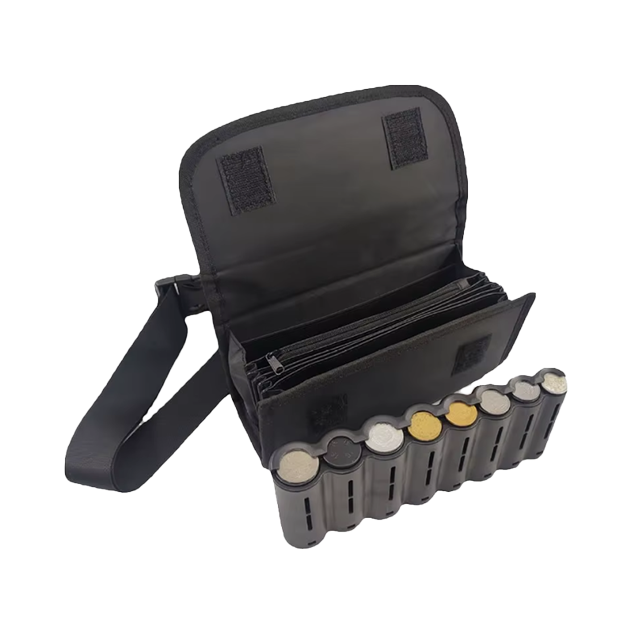 Porte-monnaie multi-poches pour serveur, portefeuille de taille, 8 emplacements, distributeur de pièces de monnaie européennes, trieur, sac banane