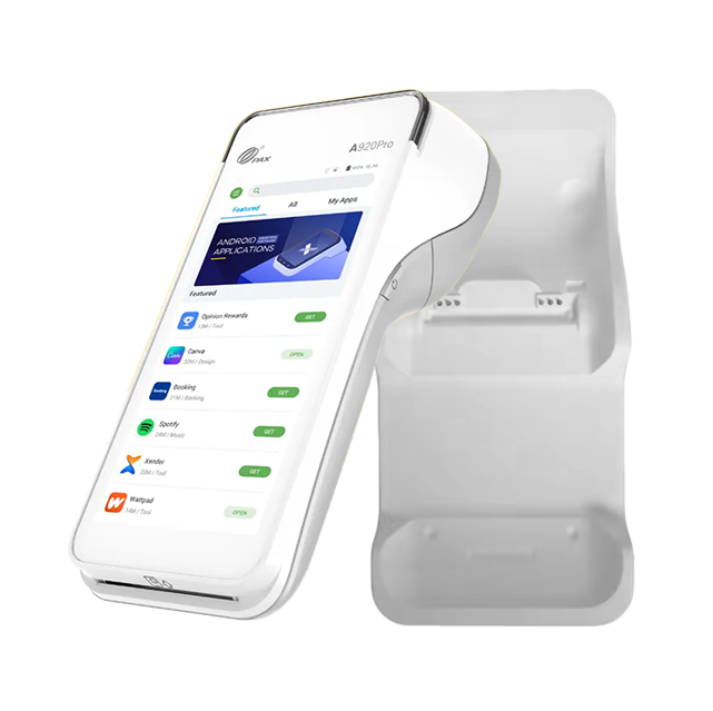 TPE PAX A920 Pro - 4G - WiFi - Bluetooth - Caméra - Android + Base chargeur
