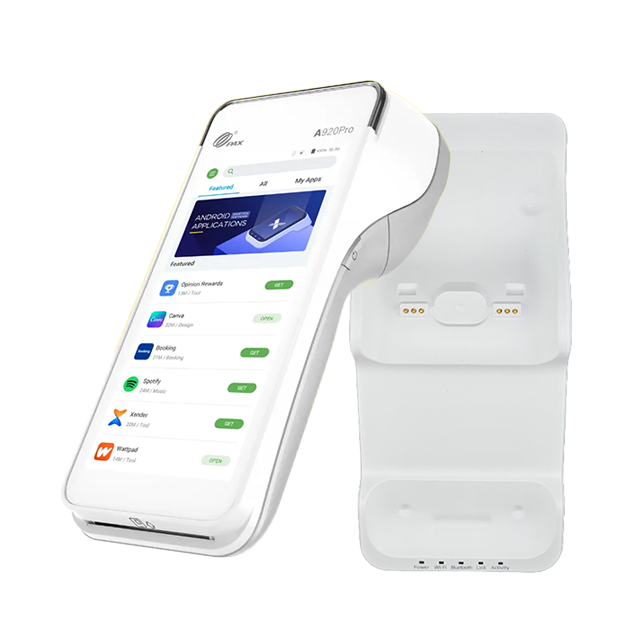 TPE PAX A920 Pro - 4G - WiFi - Bluetooth - Caméra - Android + Base chargeur WiFi - Bluetooth