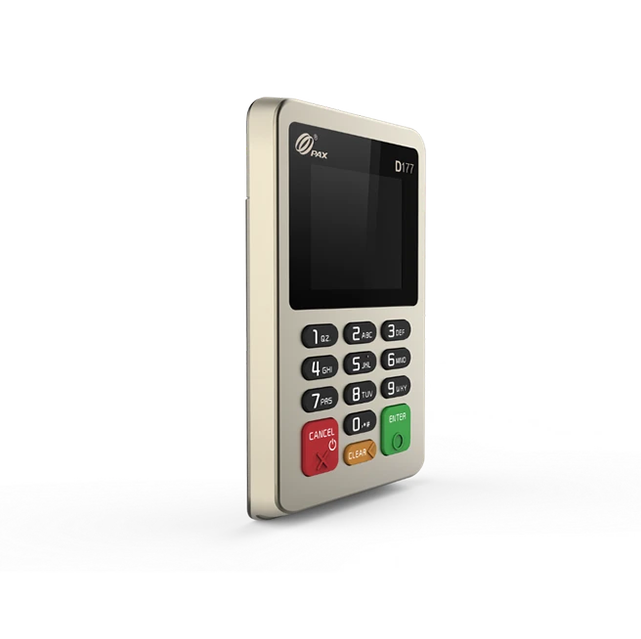 mPOS PAX D177 - Bluetooth - Clavier Physique