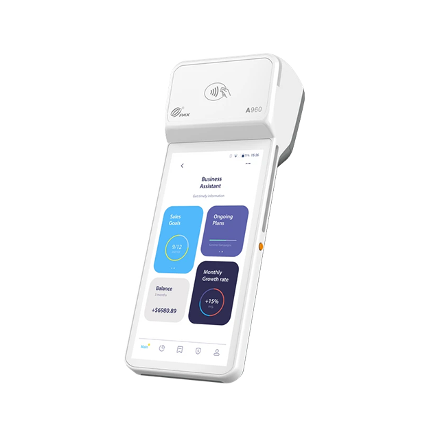 TPE PAX A960 - 4G - WiFi - Bluetooth - Caméra - Android
