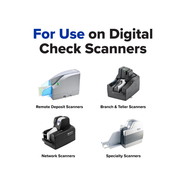 Cartes de nettoyage pour scanner de chèques avec WonderSolvent®