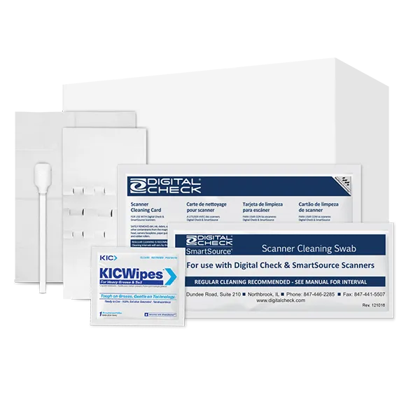 Kit de nettoyage pour scanner de chèques DIGITAL CHECK ou SMARTSOURCE