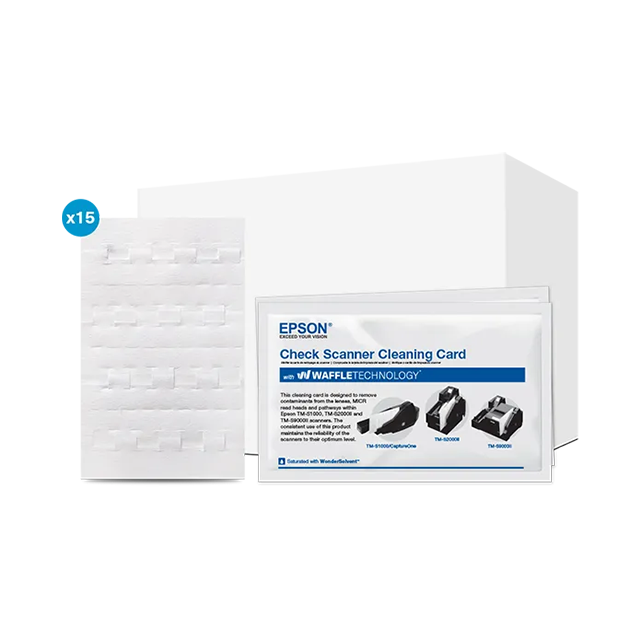 Waffletechnology® pour Scanners de Chèques Epson avec WonderSolvent®