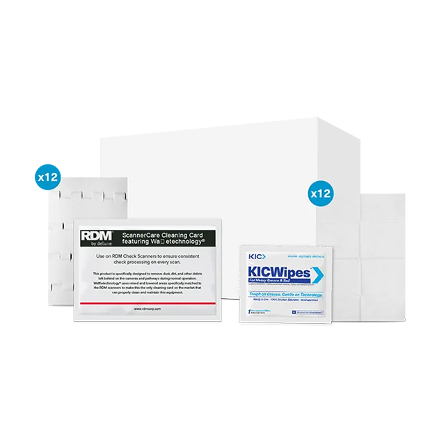 Kit de nettoyage pour Scanner de Chèques RDM
