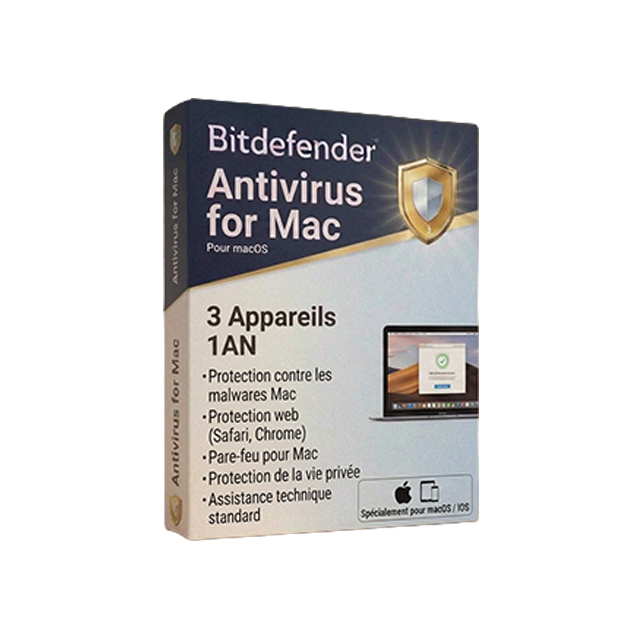 Bitdefender Antivirus for Mac - 3 appareils (1an)