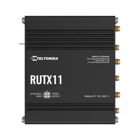 Routeur WiFi 4G Teltonika RUTX11 (Noir)