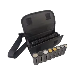 Porte-monnaie multi-poches pour serveur, portefeuille de taille, 8 emplacements, distributeur de pièces de monnaie européennes, trieur, sac banane